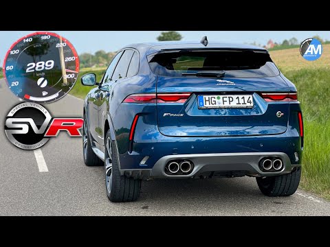 2022 Jaguar F-Pace SVR (550hp) | 0-297 km/h acceleration🏁 | by Automann in 4K