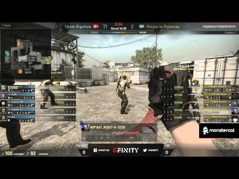G3: Team Dignitas vs NIP [Map 1] - Quarter Final #2 (CS:GO)