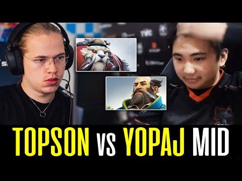 TOPSON vs. "YOPAJ is my IDOL" Mid Lane - TUSKAR vs KUNKKA DOTA 2