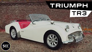 TRIUMPH TR3 1960 - Modest test drive - Engine sound | SCC TV