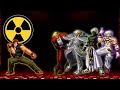 KOF Mugen Nuclear Ralf Vs Super Boss Team