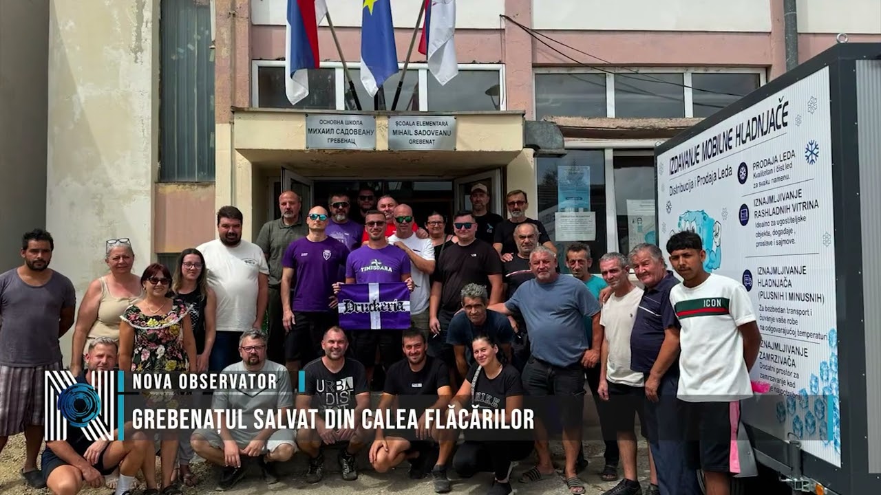 Grebenațul salvat din calea flăcărilor