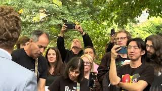 Dizzy Miss Lizzy💙💎 John Lennon&#39;s 84th Birthday. Strawberry Fields NYC. Oct. 9,2024. @stuartm.6828