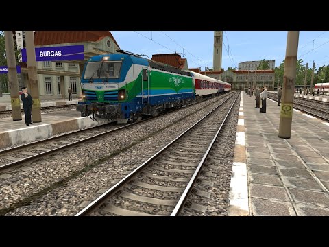Trainz(BG) Burgas-Sliven 80 039 Khan Omurtag train 3621