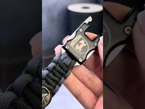 Браслет-оберег с Девой Марией, Исусом, емблемой Морской пехоты та индивидуальной гравировкой з паракорда - фото 1 - id-p2793855609