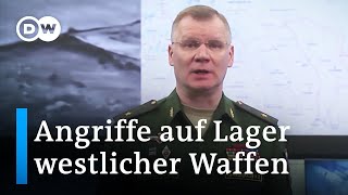 Russland hat nach eigenen Angaben westliche Waffen in der Ukraine vernichtet | DW Nachrichten