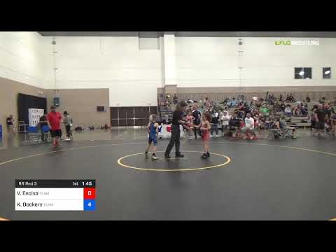 2018 Women's National /Intermediate Girls 55 RR Rnd 3 - Vanessa Enciso (Team) Vs. Katelynn Dockery