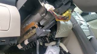 Toyota Camry B2288 steering column lock diag, repair, programming AUTEL IM608 PART 4