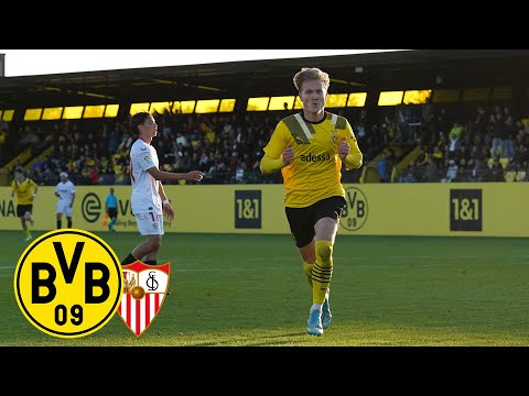 BVB-U19: Rijkhoffs Doppelpack zum Heimsieg | BVB - FC Sevilla 2:0 | Highlights