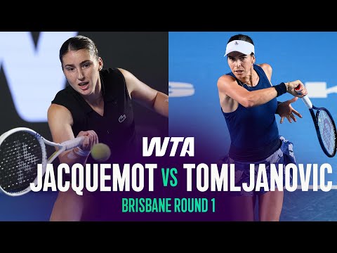 Elsa Jacquemot vs. Ajla Tomljanovic | 2026 Brisbane Round 1 | WTA Match Highlights
