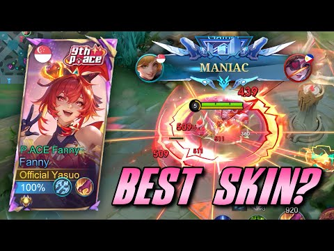 THE NEW FANNY “P.ACE” ANNIVERSARY SKIN! I FINALLY GOT IT 😭 SOLO RANK GAMEPLAY | MLBB