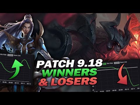 BEST and WORST Champions from Patch 9.18 changes