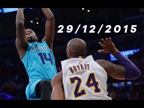 Los Angeles Lakers Vs Charlotte Hornets - Dec 29 2015