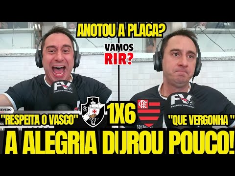 Let's laugh? Did you get the license plate? 🤣 Fabio Azevedo's reactions - Vasco 1x6 Flamengo 🤣