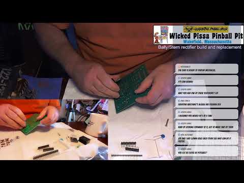 Bally/Stern Rectifier board building