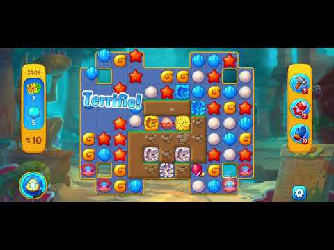 Fishdom 2409 - Super Hard Level (15 Moves)