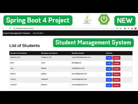 Student Management System Using Java