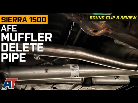 2019-2023 5.3L Sierra 1500 AFE Apollo GT Series 3-Inch Muffler Delete Pipe Review & Sound Clip