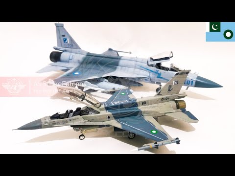 JF-17 ⚡ THUNDER ‘Block 3’ vs F-16D ‘Block 52’ | 1:48 & 1:72 scale military aircraft model comparison