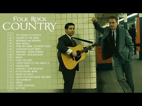 Jim Croce, John Denver, Don Mclean, Cat Stevens - Classic Folk Rock - Folk Songs Best Collection