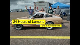 24 Hours of Lemons - High Plains Raceway - June 2023 - End of Race Parade