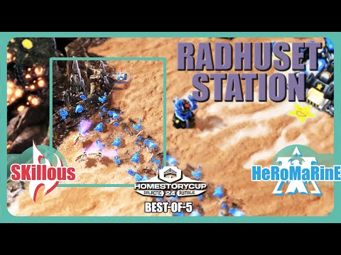 This map is still in?? - HeRoMaRinE (T) vs. SKillous (P) - HSC24 Quarter Finals | StarCraft 2