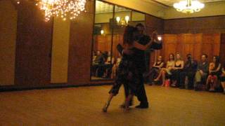ANGELES CHANAHA & HERNAN BRIZUELA AT LA MILONGA ROSA