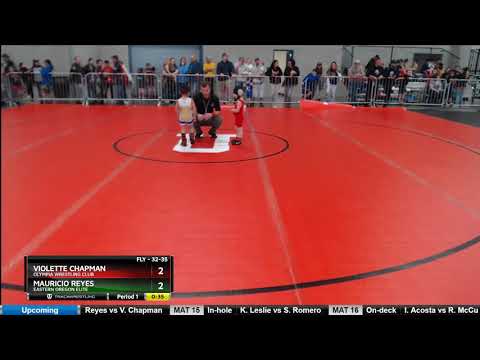 FLY 32-35 Mauricio Reyes Eastern Oregon Elite Vs Violette Chapman Olympia Wrestling Club