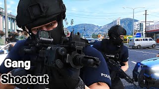 Gang Shootout  GTA 5 SWAT Movie 4K (Machinima)