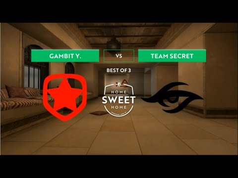 LIVE : Gambit-Youngsters-vs-Secret //Home-sweet-home-cup-6 // CSGO