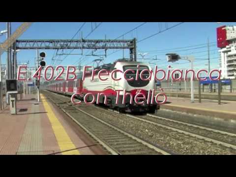 E.402B con Thellò in transito a Milano Rogoredo - E.402B with Thellò running in Milano Rogoredo