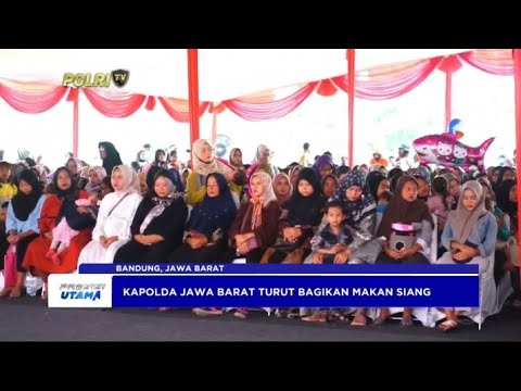 CEGAH STUNTING, POLRESTA BANDUNG GELAR BAKTI SOSIAL