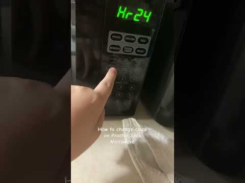 Procter Silex Microwave - Change the Clock