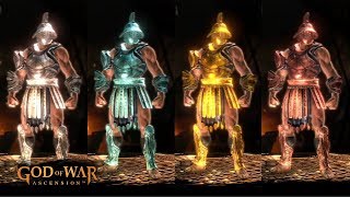 God of War: Ascension MP - Armor Colors, Skin Colors and all Marks