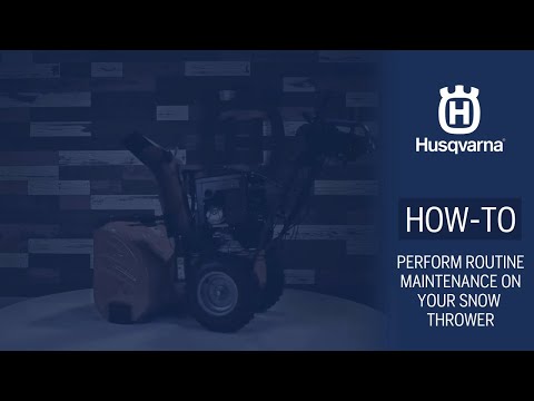 Snow Blower Annual Service