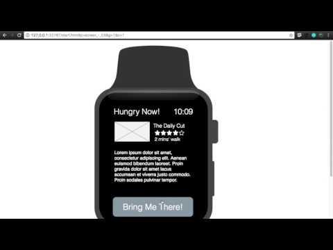 Apple Watch Axure Prototype