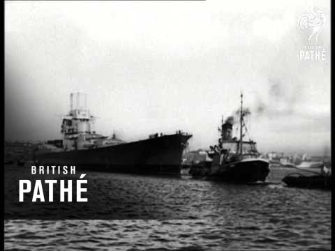 French Battleship 'jean Bart'  (1948)