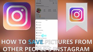 How to SAVE PICTURES from other people