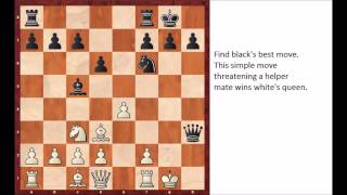 Chess Puzzles:  Checkmates using knights