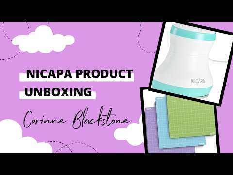 Nicapa Product unboxing! - Mini heat press - tools - mats - and more!