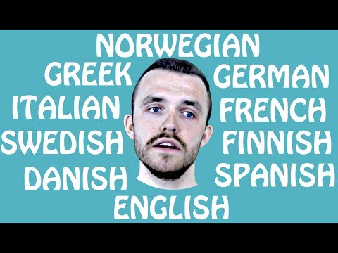 Impression of European languages - by one person