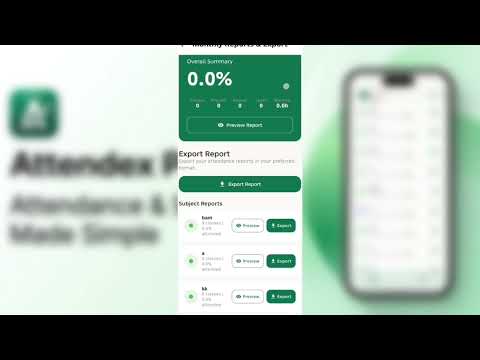 Attendex Pro: Attendance Track video thumbnail