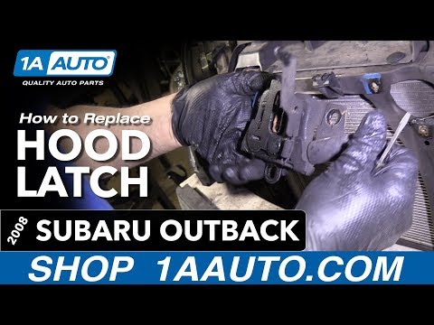 How to Replace Hood Latch 04-09 Subaru Outback