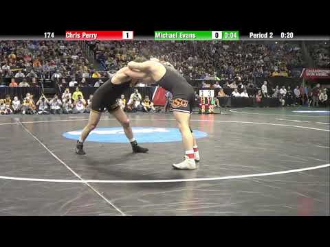 2014 NCAA Championships - 174 lbs Mike Evans v/s Chris Perry