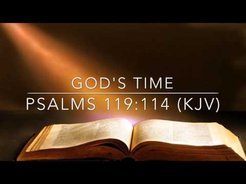 God's Time:  Psalms 119:114 (KJV)