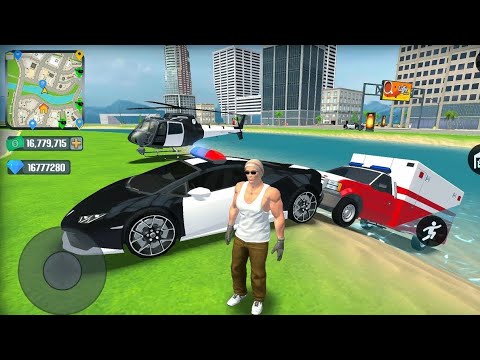 US Police Officer Car Chasing Robbers Cars in Open City - Android IOS Gameplay.