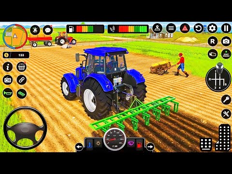 Modern Tractor Farming Driving Simulator 3D - New Tractor Games - Android Gameplay