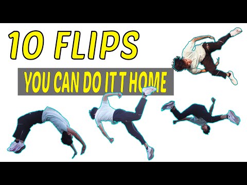 Best Top 10 Easiest Flips - Anyone can do it 🔥 | A Vlog