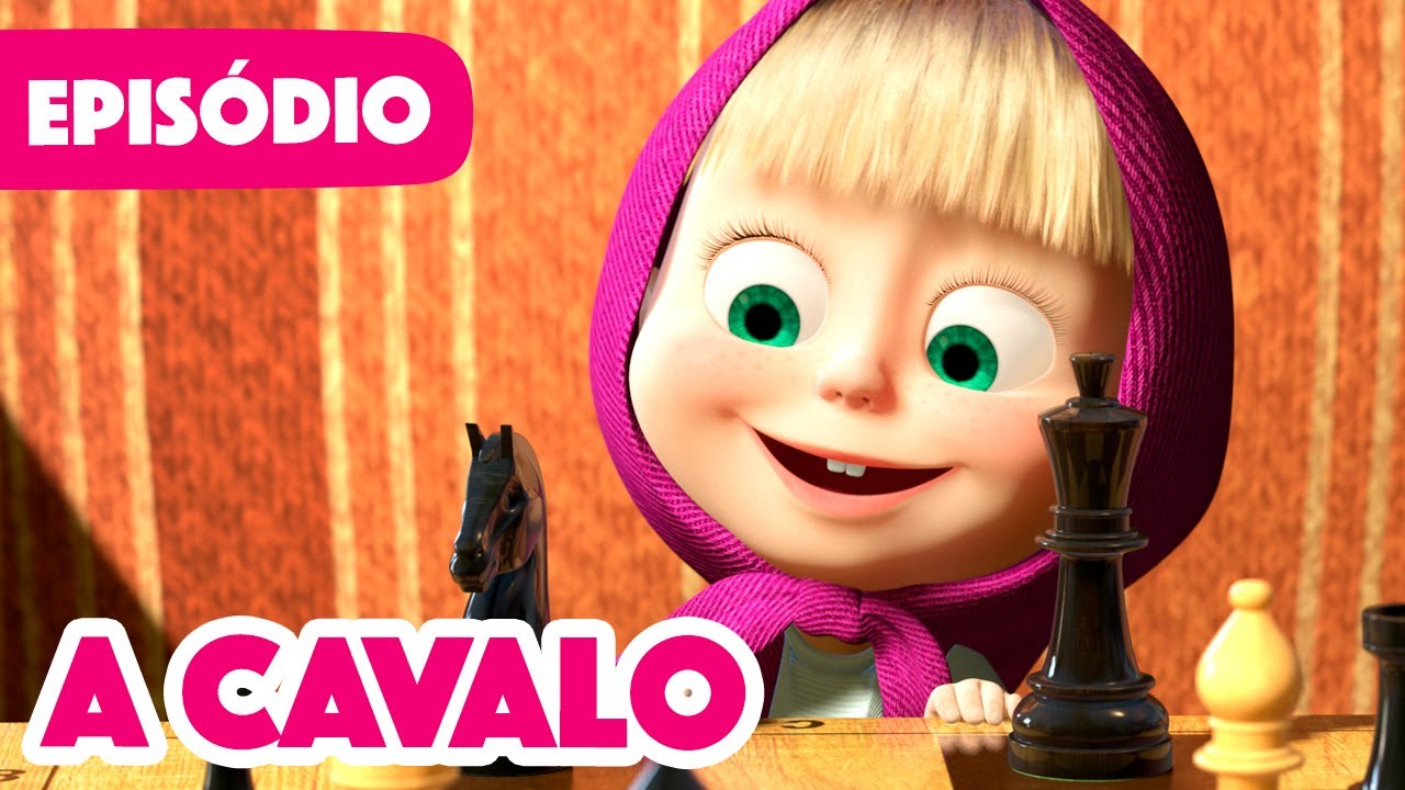 Masha e o Urso 🐻👱‍♀️ 💥 Novo episódio 2022 ♟️🐯 A Cavalo ♟️🐯  (Episódio 28)