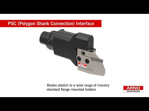 ARNO USA SA Range of Grooving and Part-Off Cutting Tools with Thru-Coolant System